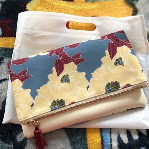 Rachel Pally vegan leather reversible clutch